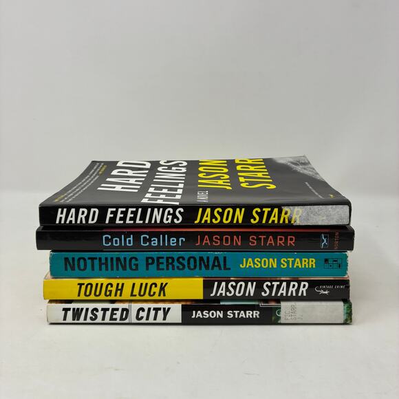 Jason Starr Book Lot of 5 Tough Luck Hard Feelings Cold Caller Nothing Personal - Picture 3 of 6